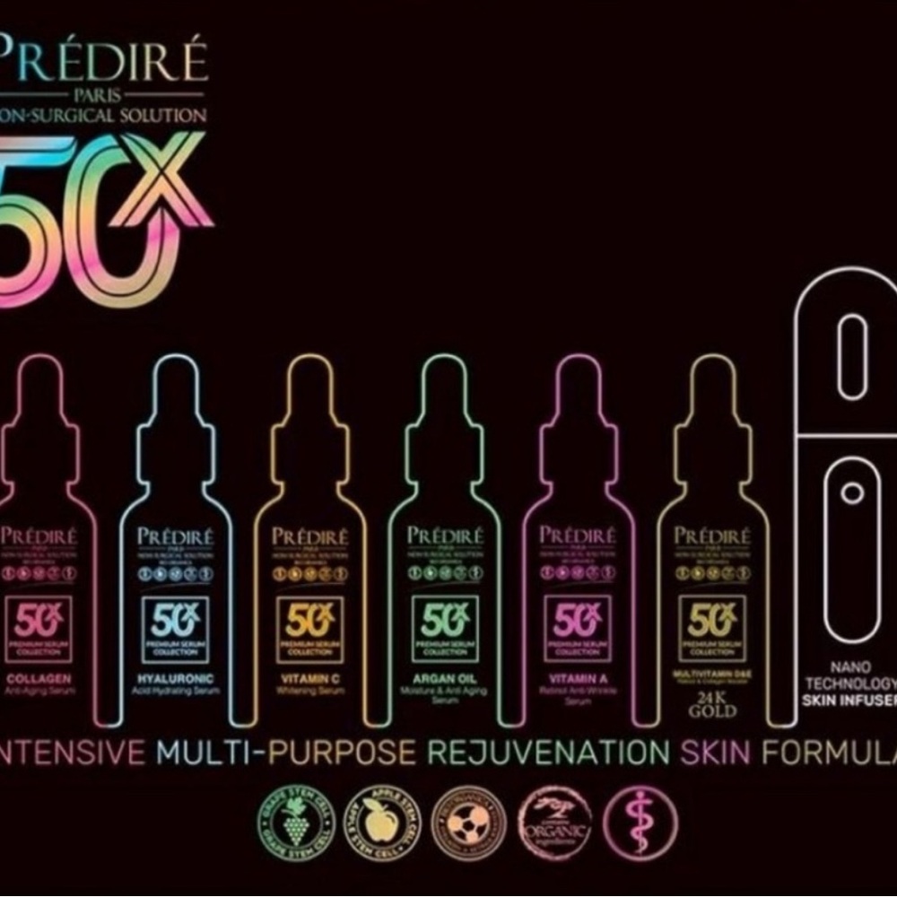 Prédiré Paris 24K Gold Intensive Skincare Serum Set